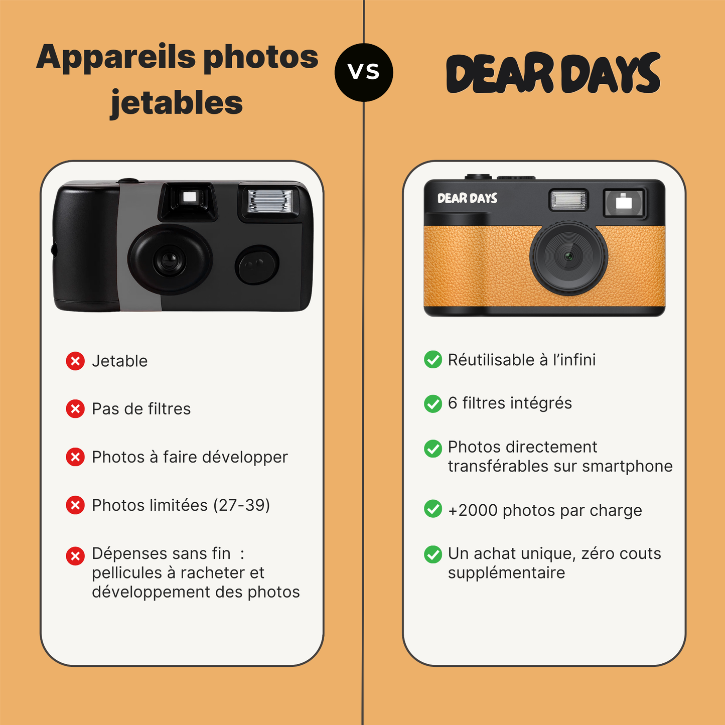 Appareil photo DEAR DAYS