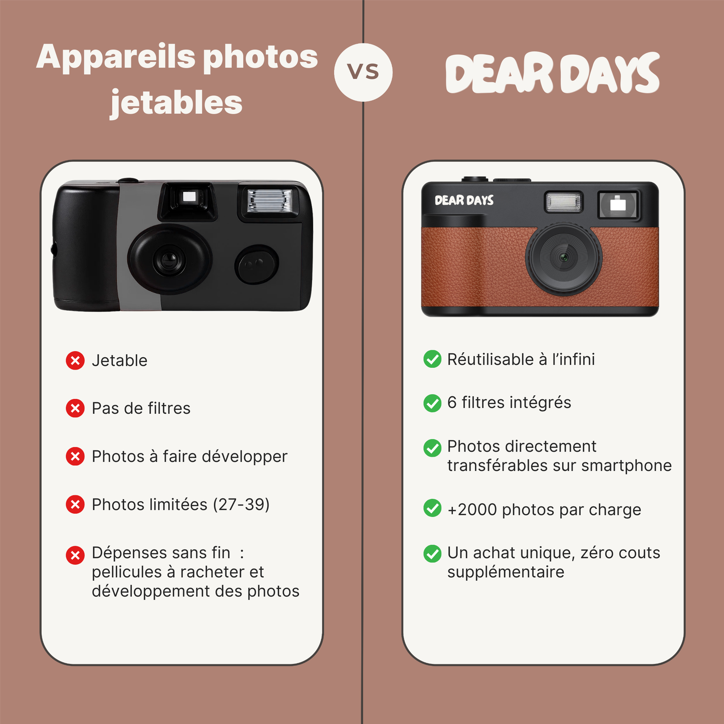Appareil photo DEAR DAYS